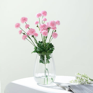 Blush Artificial Mums Spray: Add Elegance and Charm to Your Event Decor