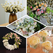33 Inch Ivory Artificial Mums Spray