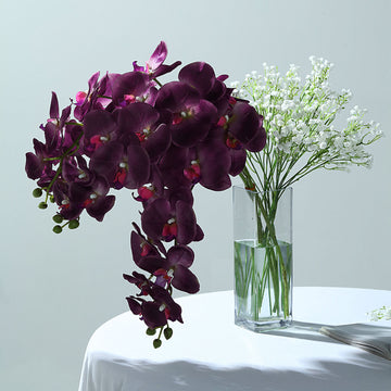 Create Unforgettable Moments with Eggplant Silk Orchid Bouquets