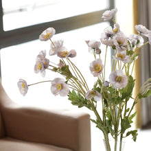 33 Inch Lavender Poppy Bouquet Artificial Silk Stems 2
