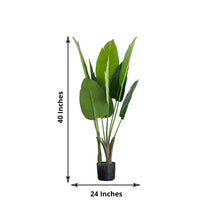 3 Feet Faux Bird of Paradise 2 Pack Potted Plant