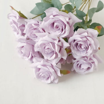Versatile and Beautiful Faux Lavender Lilac Flower Bouquets