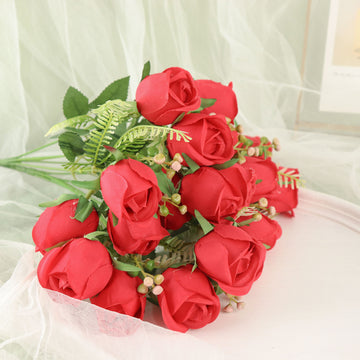 Enhance Your Event Decor with Stunning Red Fake Flower Arrangements