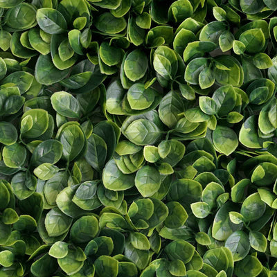 Artificial green leaves background for home decor or crafting.
