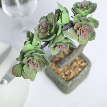 Bring Nature's Beauty Indoors with Artificial Perle Von Nurnberg Succulent Plant