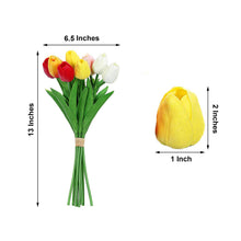 Artificial Foam Tulips 13 Inch Real Touch Assorted 10 Stems