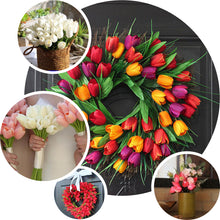 Real Touch Foam Tulip Bouquet Assorted Colors 13 Inch 10 Stems