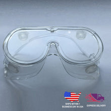 Adjustable Anti Fog Coated and Air Vents Protective Goggles