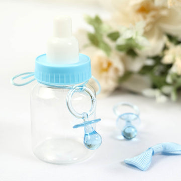 Small Blue Decorative Baby Pacifiers - Perfect Baby Shower Favors