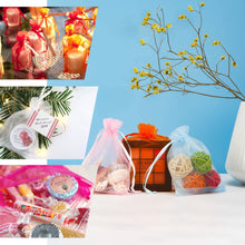 10 Pack | 3x4inch Fuchsia Organza Drawstring Wedding Party Favor Gift Bags