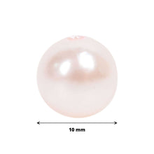 Faux Pearl Beads For Vase Filler Blush Rose Gold 10 mm