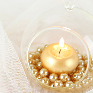 Create a Mesmerizing Ambiance with Glossy Gold Vase Fillers