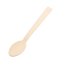 Set Of 25 Bamboo Disposable Spoons 7 Inch Eco Friendly 