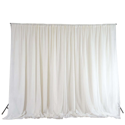 White fabric backdrop for photography and events