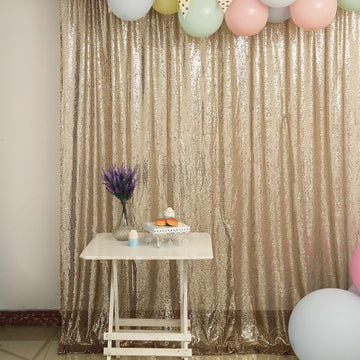 The Perfect Event Background Drape in Champagne
