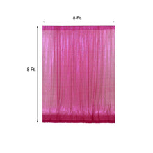 a fuchsia / hot pink sequin curtain with measurements of 8 ft, perfect for room divider, sparkle & sequin backdrops