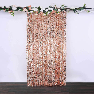 Rose gold sequin backdrop for events and photo booths