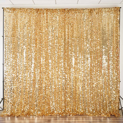 Gold sequin backdrop for events and photo shoots.