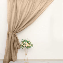 8ftx8ft Natural Rustic Burlap Photo Backdrop / Privacy Curtain Panel