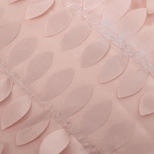 8 Feet X 8 Feet - Dusty Rose Taffeta Fabric Photography Curtain Panel And Event Greenery Backdrop Drape In 3D Leaf Petal Design