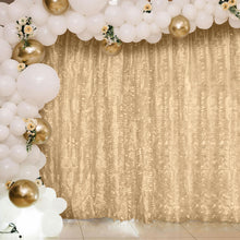 8ftx8ft Champagne 3D Leaf Petal Taffeta Fabric Photo Backdrop Curtain
