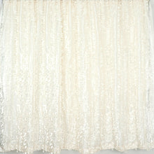 8ftx8ft Ivory 3D Leaf Petal Taffeta Fabric Photo Backdrop Curtain, Formal Event
