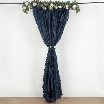 Durable and Versatile Navy Blue Backdrop Curtain for Formal Event Decor