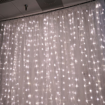 Create a Magical Atmosphere with the White Sheer Organza Backdrop Curtain