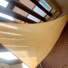 Triangle Tan UV Blocked 12 Feet Hanging Sun Shade Sail Canopy