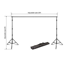Metal adjustable backdrop stand