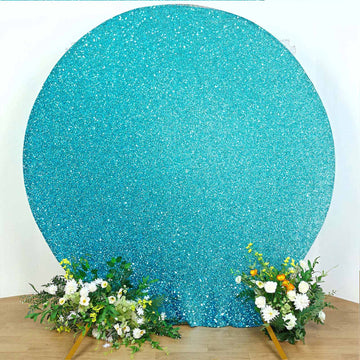 2-Sided Round Wedding Arch Cover 7.5ft