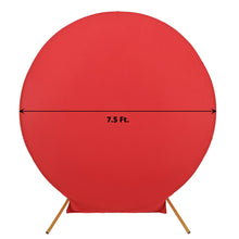 Red Spandex Double Sided Arch Covers Fitted Backdrop Covers
