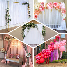 8ft Heavy Duty Metal Square Balloon Flower Frame Photo Backdrop Stand