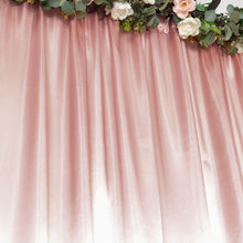 8ftx10ft Dusty Rose Satin Event Photo Backdrop Curtain Panel