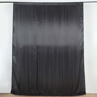 Black satin backdrop for photography or events