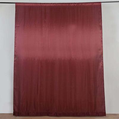 Burgundy satin backdrop for photography and events