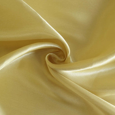 Shiny yellow satin fabric with a smooth texture.