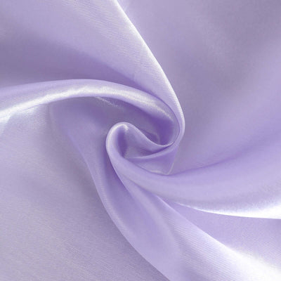 Light purple satin fabric with a smooth, shiny texture.