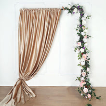 Champagne Premium Velvet Material Backdrop Stand 8 Feet Curtain Panel