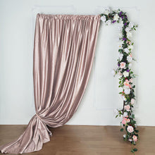 Mauve Premium Velvet Backdrop Stand Curtain Panel Privacy Drape 8 Feet