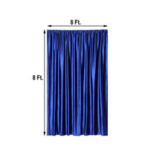 A solid Royal Blue Velvet Curtain with measurements of 8 ft x 8 ft, perfect for a room divider