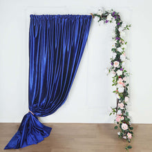 Royal Blue Velvet Drape 8 Feet Backdrop Stand Curtain Panel
