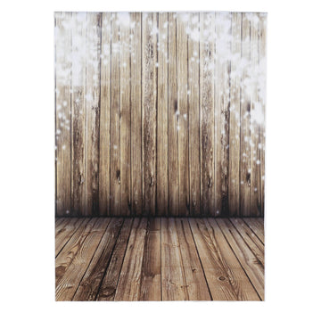 Create Unforgettable Memories with the Rustic Wood and Fairy Lights Prints Vinyl Photography Backdrop