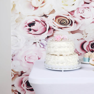 Add a Touch of Elegance with the Colorful Rose Flowers Backdrop