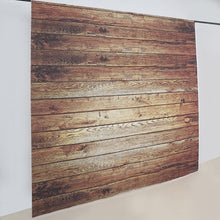 8ftx8ft Vintage Brown Wood Panel Vinyl Retro Photo Shoot Backdrop, Photography Background

