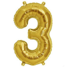 16inch Shiny Metallic Gold Mylar Foil Alphabet Letter & Number Balloons