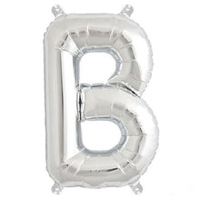 Mylar Foil Shiny Metallic Silver Letter & Number 16 Inch Balloons