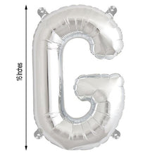 Silver Aluminum Foil Letter Balloon