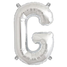 Shiny Metallic Silver Foil Mylar Letter & Number Balloons 16 Inch