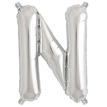 Mylar Foil Letter & Number Balloons 16 Inch Metallic Shiny Silver